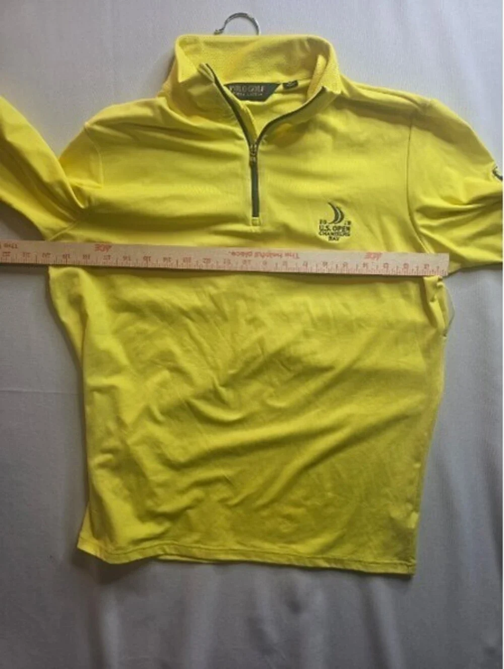 Polo Golf Ralph Lauren Yellow 2015 U.S. Open Chambers Bay Long Sleeve Pullover